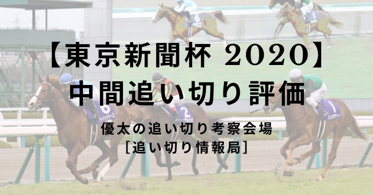 【東京新聞杯 2020】 中間追い切り評価