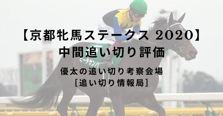 【京都牝馬ステークス 2020】 中間追い切り評価