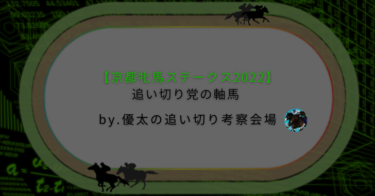 【京都牝馬ステークス2022】追い切り党の軸馬