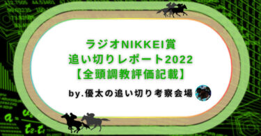 ラジオNIKKEI賞追い切りレポート2022【全頭調教評価記載】