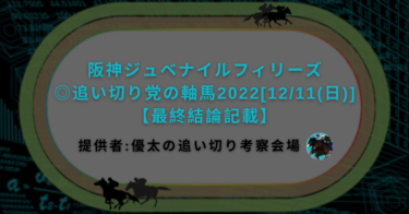 阪神ジュベナイルフィリーズ◎追い切り党の軸馬2022[12/11(日)]【最終結論記載】